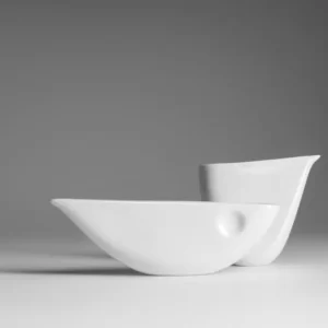 Liquid Form / biała porcelana